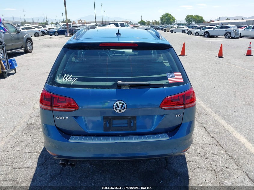 2015 VOLKSWAGEN GOLF SPORTWAGEN TDI S 4-DOOR - 3VWCA7AU4FM512089