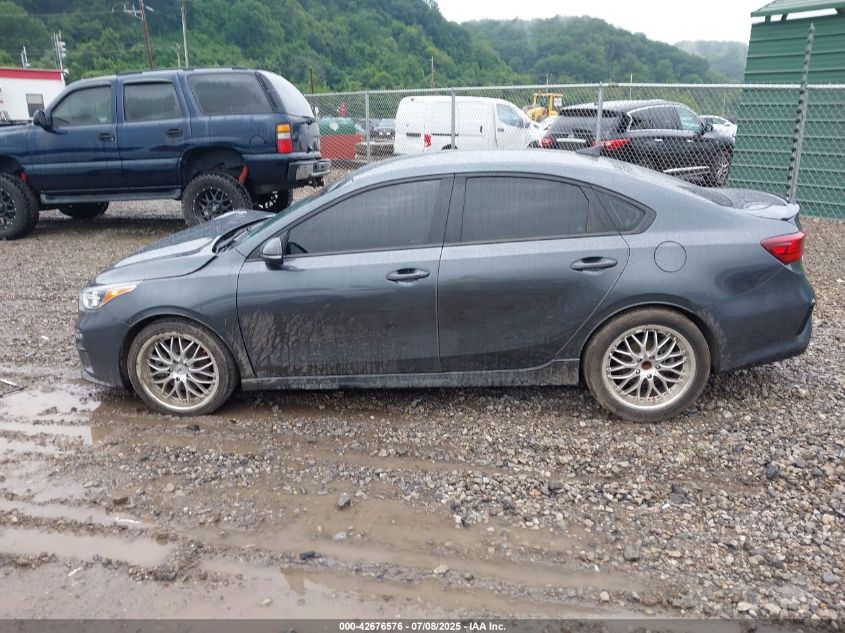 2020 Kia Forte Gt VIN: 3KPF44AC1LE261955 Lot: 42676576