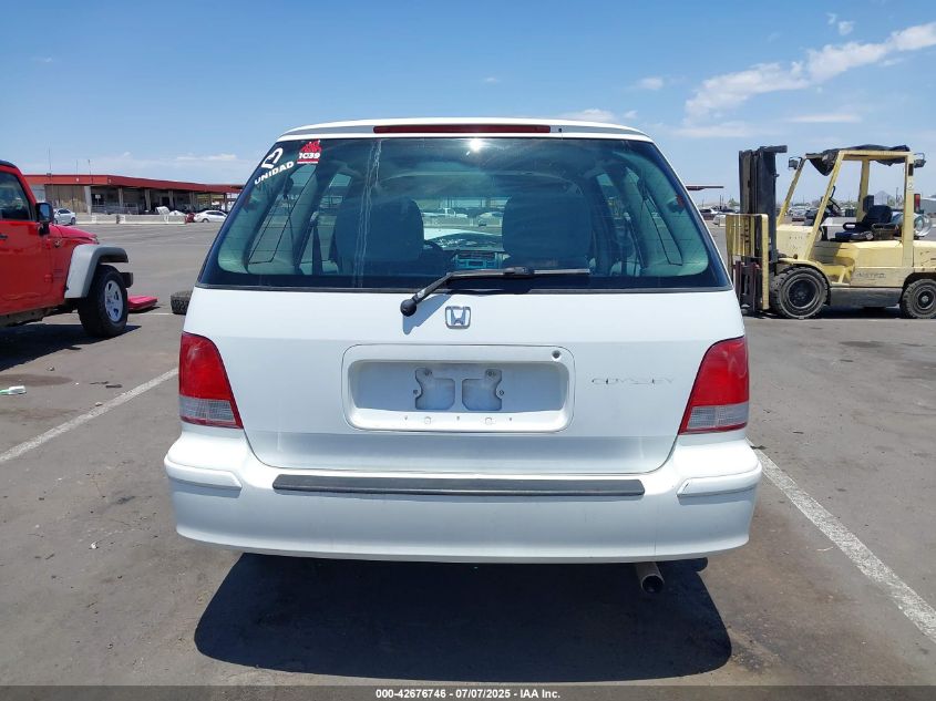 1998 Honda Odyssey Ex/Lx VIN: JHMRA3846WC003942 Lot: 42676746