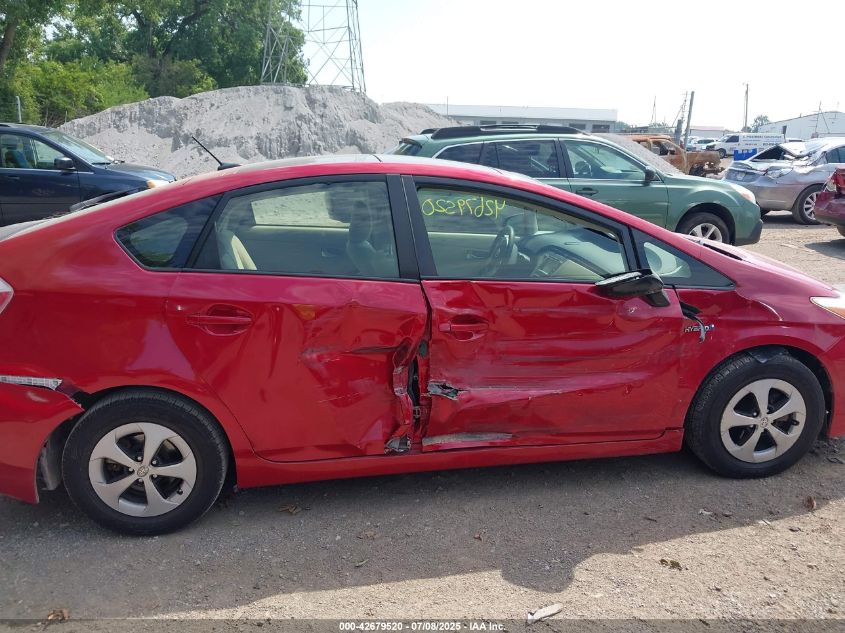 2012 Toyota Prius Three VIN: JTDKN3DU7C1581259 Lot: 42679520