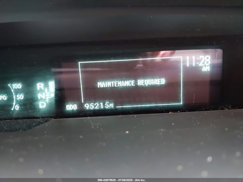 2012 Toyota Prius Three VIN: JTDKN3DU7C1581259 Lot: 42679520