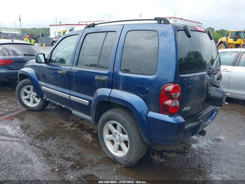2005 Jeep Liberty Limited Edition blue other gasoline 1J4GK58K15W667802 photo #4