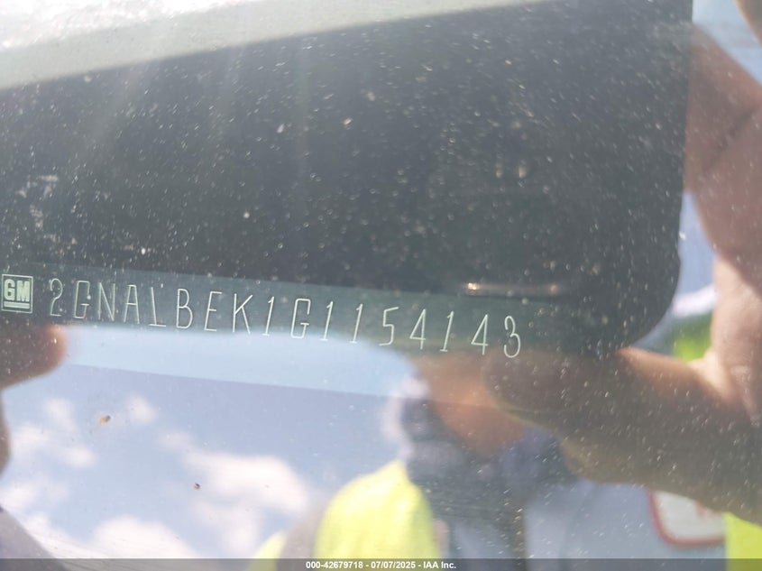 2016 CHEVROLET EQUINOX LS - 2GNALBEK1G1154143