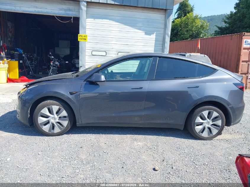 2023 Tesla Model Y Awd/Long Range Dual Motor All-Wheel Drive VIN: 7SAYGDEEXPF927368 Lot: 42680081