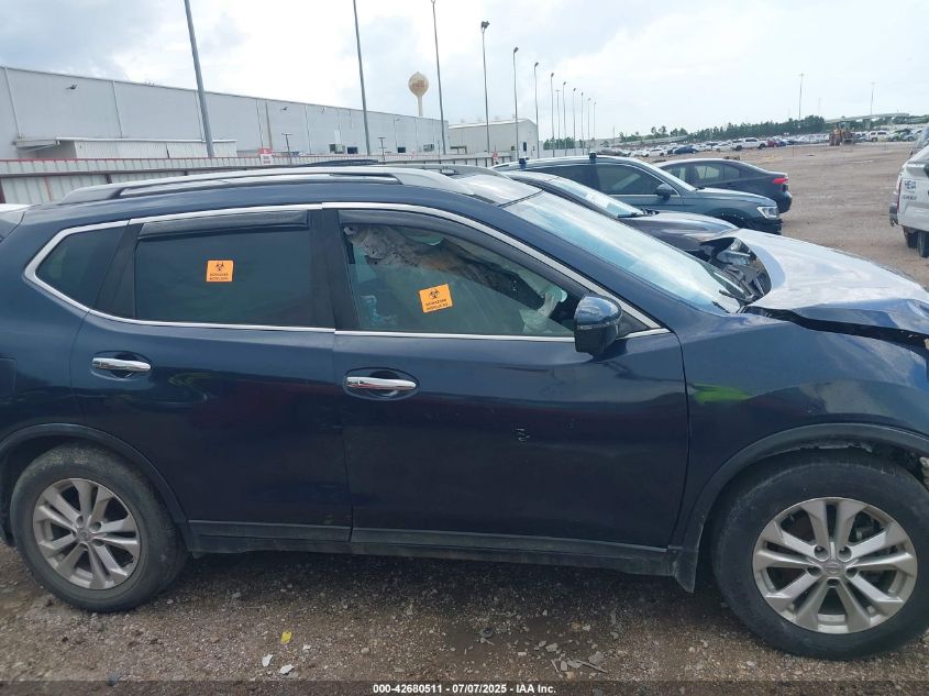 2016 Nissan Rogue Sv VIN: 5N1AT2MT0GC916158 Lot: 42680511