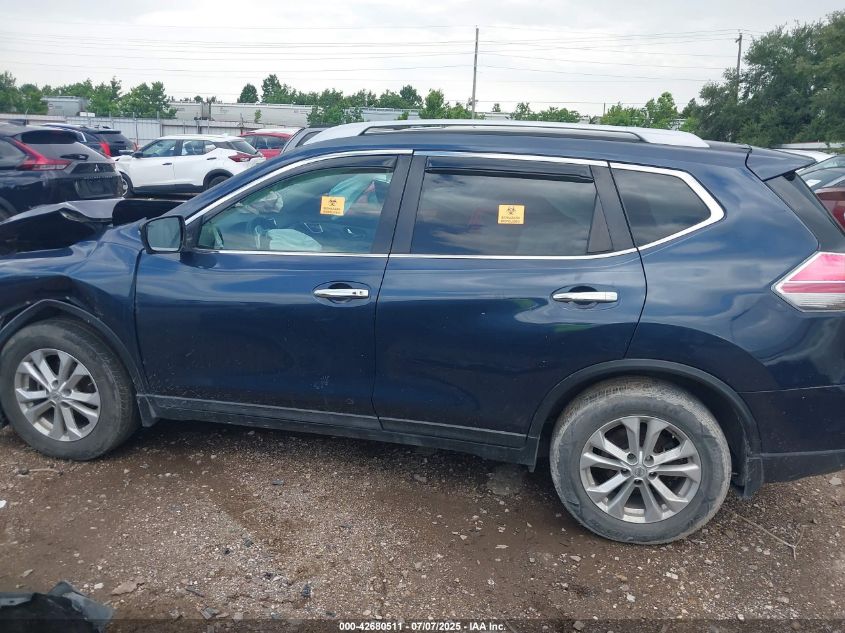 2016 Nissan Rogue Sv VIN: 5N1AT2MT0GC916158 Lot: 42680511