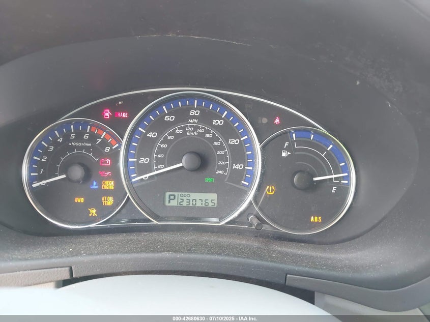 2010 SUBARU FORESTER VIN: JF2SH6ACXAH729317