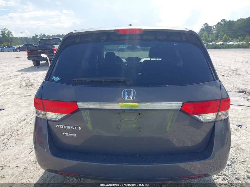 2016 Honda Odyssey Ex-L VIN: 5FNRL5H69GB069639 Lot: 42681289