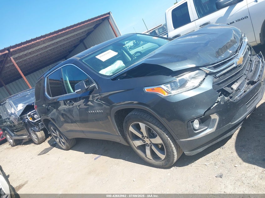 2021 CHEVROLET TRAVERSE AWD LT LEATHER - 1GNEVHKW5MJ208700