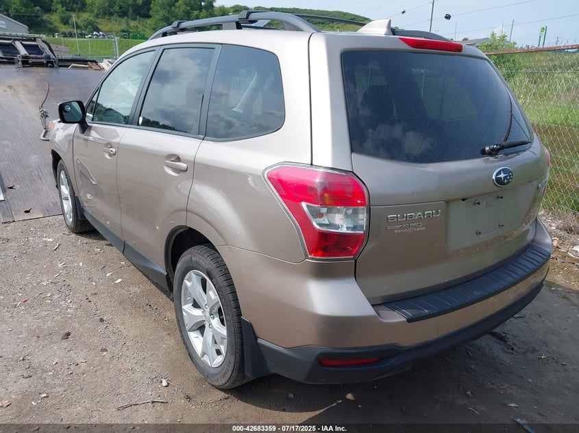 Vin: jf2sjadcxgh525385, lot: 43176483, subaru forester 2.5i premium 20163