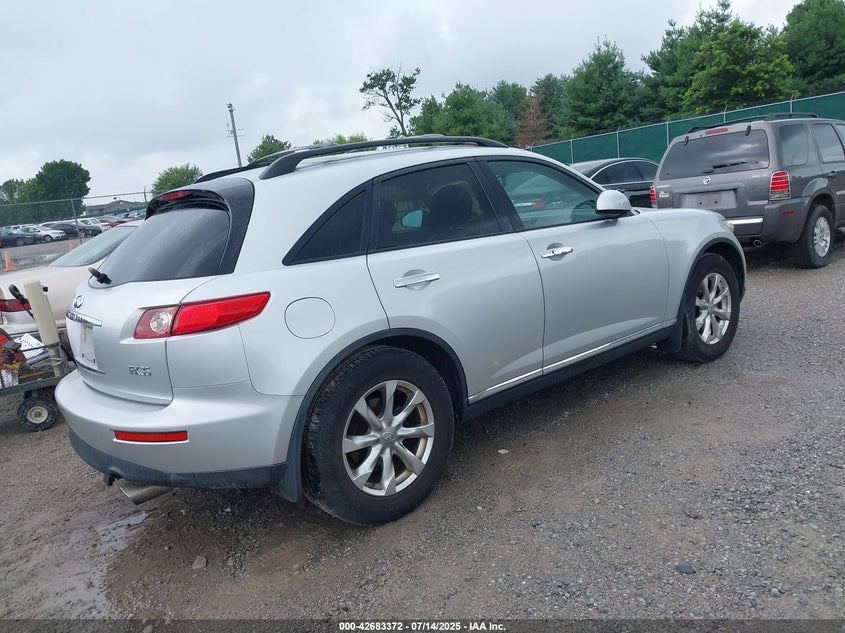 INFINITI FX35 2007 VIN JNRAS08W87X200455