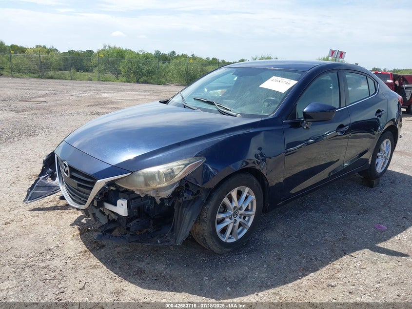 Vin: jm1bm1u71g1333676, lot: 43176840, mazda mazda3 i sport 20162