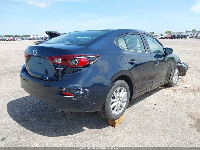 Vin: jm1bm1u71g1333676, lot: 43176840, mazda mazda3 i sport 20164