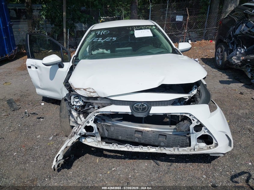 2021 Toyota Corolla Le VIN: 5YFEPMAE2MP225910 Lot: 42683865