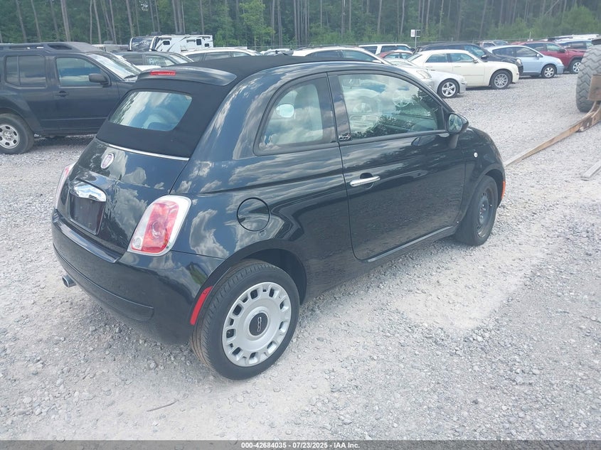 Vin: 3c3cffdr4ct360746, lot: 43177159, fiat 500c pop 20124