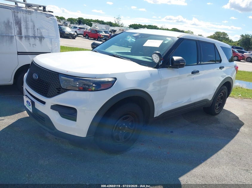Vin: 1fm5k8ab1mgb83335, lot: 43178243, ford police interceptor 20212