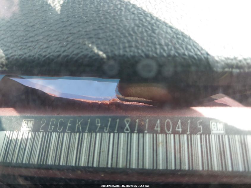 2008 Chevrolet Silverado 1500 Lt1 VIN: 2GCEK19J181140415 Lot: 42685288