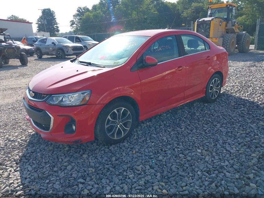Vin: 1g1jd5sb7h4105801, lot: 43178830, chevrolet sonic lt auto 20172