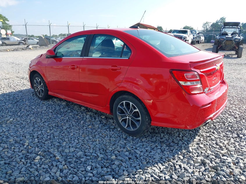Vin: 1g1jd5sb7h4105801, lot: 43178830, chevrolet sonic lt auto 20173