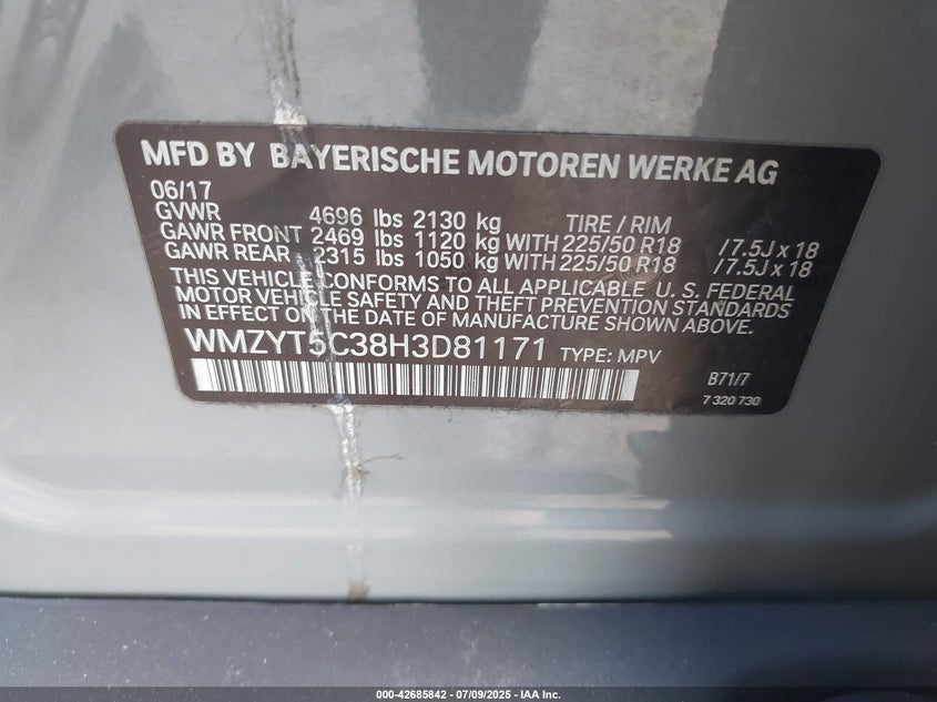 2017 MINI COUNTRYMAN COOPER S - WMZYT5C38H3D81171