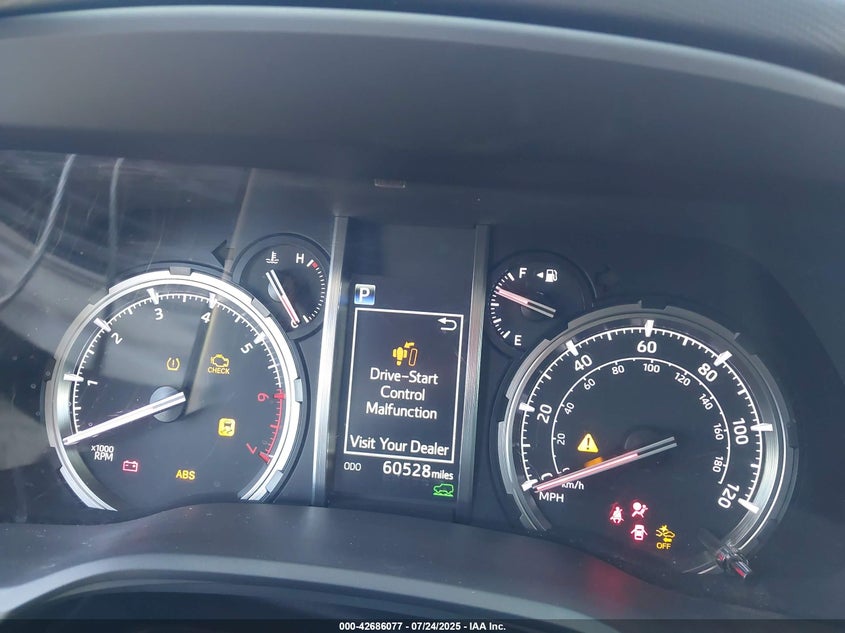 VIN JTEBU5JR9L5776881 2020 TOYOTA 4RUNNER TRD OFF ROAD