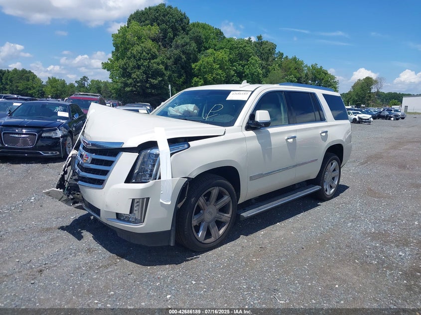 Vin: 1gys4nkjxfr597947, lot: 43179313, cadillac escalade premium 20152