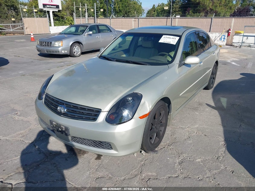2006 INFINITI G35 VIN: JNKCV51E86M505953