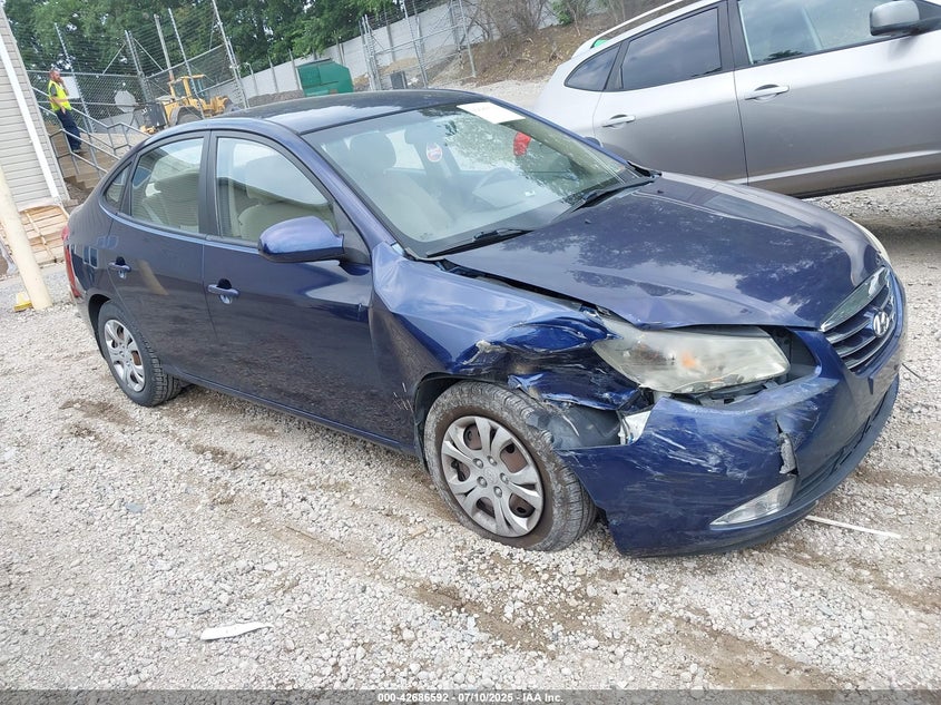 KMHDU4AD9AU999755 2010 Hyundai Elantra Gls auction photo 1