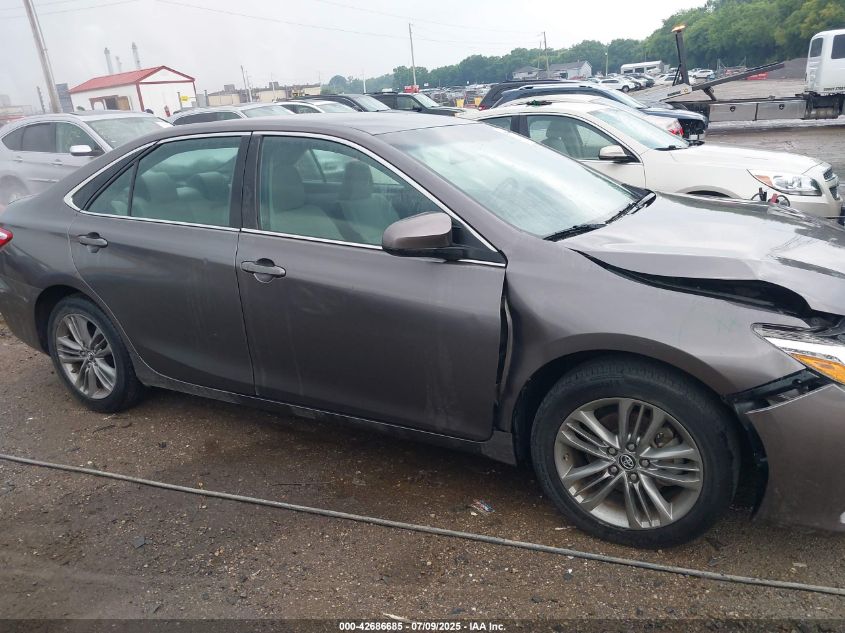 2015 Toyota Camry Se VIN: 4T1BF1FKXFU892793 Lot: 42686685