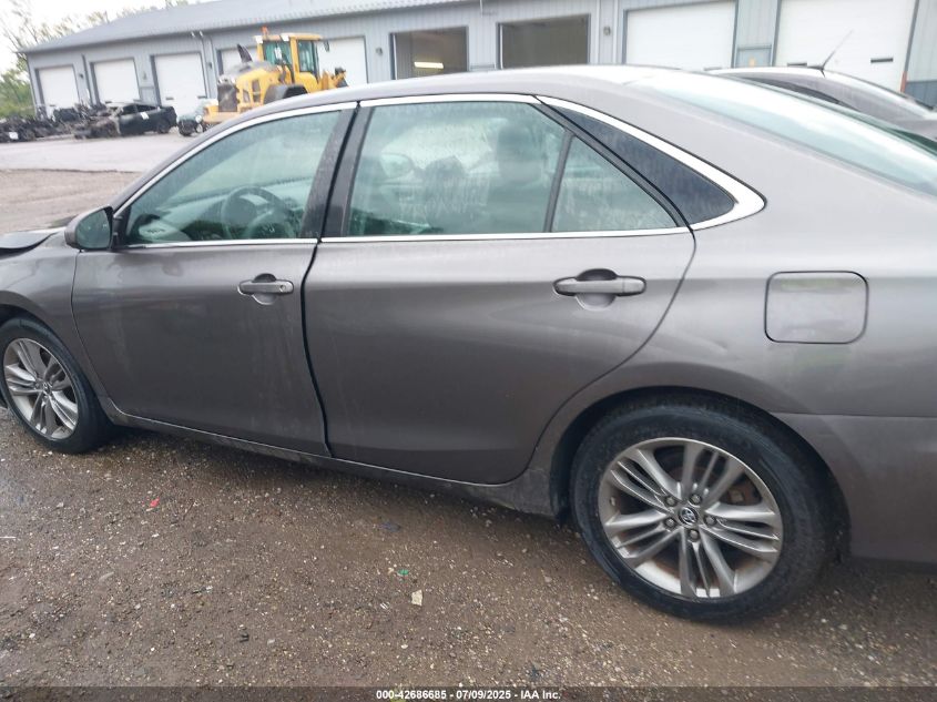 2015 Toyota Camry Se VIN: 4T1BF1FKXFU892793 Lot: 42686685