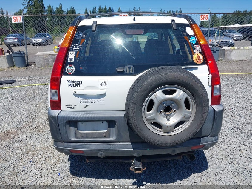 2002 Honda Cr-V Lx VIN: JHLRD68422C011060 Lot: 42686873