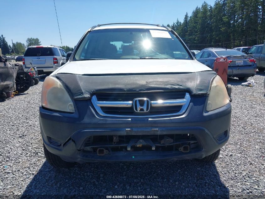 2002 Honda Cr-V Lx VIN: JHLRD68422C011060 Lot: 42686873