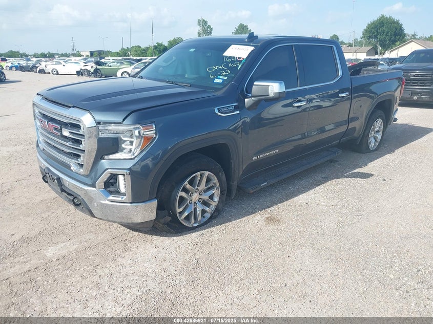 Vin: 3gtu8ded9lg285651, lot: 43180045, gmc sierra 1500 2wd  standard box slt 20202