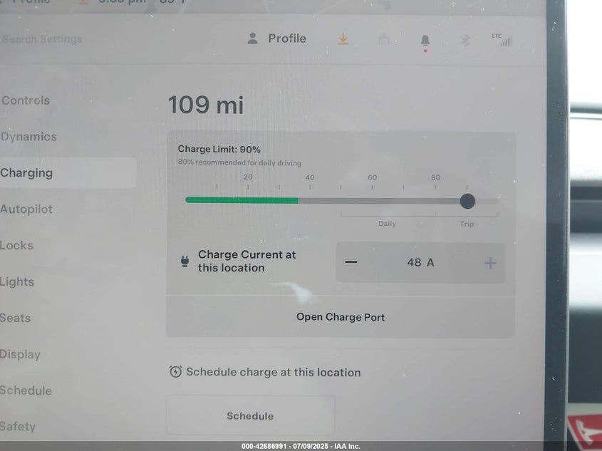 2025 Tesla Model 3 Long Range All-Wheel Drive VIN: 5YJ3E1EB1SF929424 Lot: 42686991