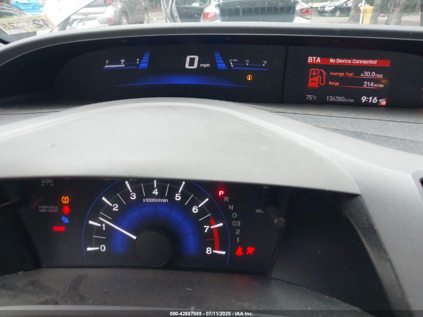 2012 Honda Civic Ex-L VIN: 2HGFG3B07CH514949 Lot: 42687089