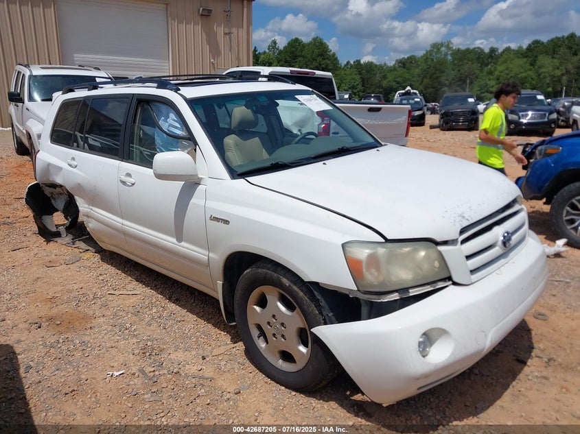 JTEEP21A340004727 2004 Toyota Highlander Limited V6 auction photo 1