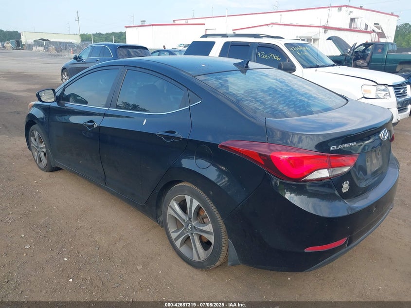 2015 HYUNDAI ELANTRA VIN: KMHDH4AH3FU229730