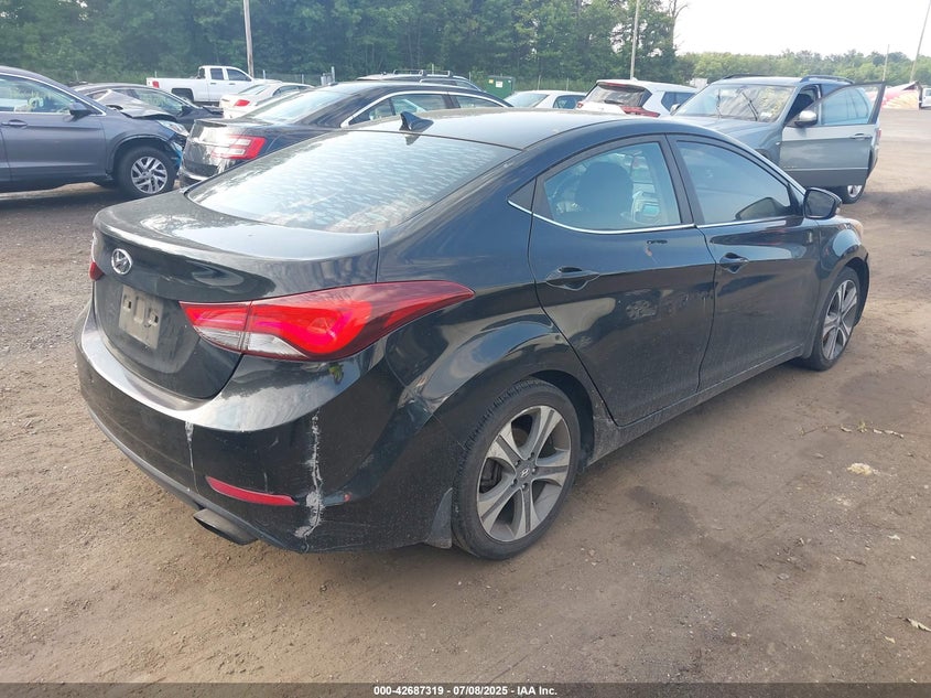 2015 HYUNDAI ELANTRA VIN: KMHDH4AH3FU229730