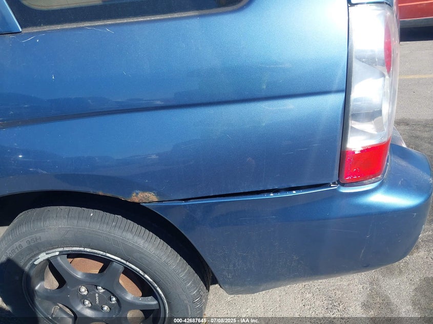 2007 SUBARU FORESTER VIN: JF1SG63697G745229