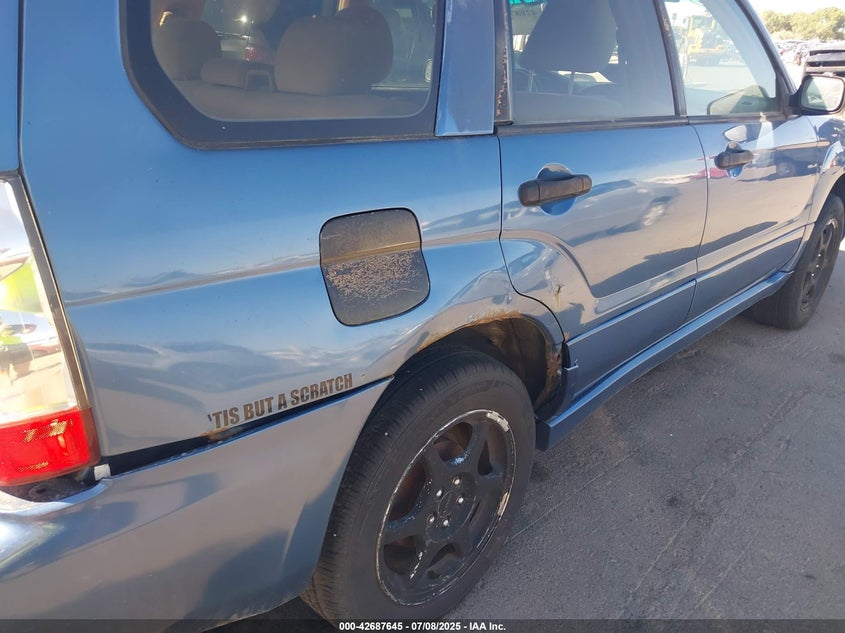 2007 SUBARU FORESTER VIN: JF1SG63697G745229