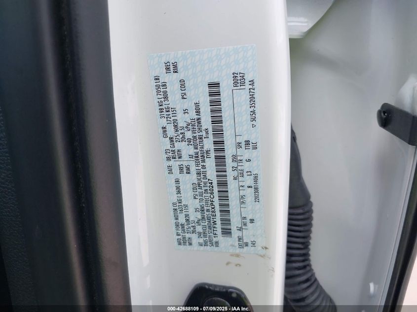 2023 Ford F-150 - 1FTFW1E8XPFC60247