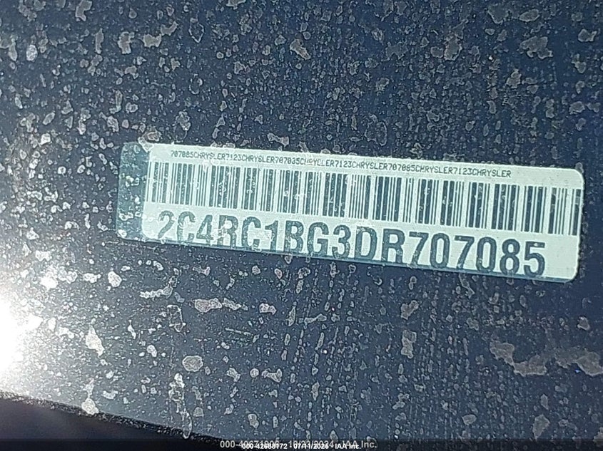 2013 CHRYSLER TOWN & COUNTRY TOURING - 2C4RC1BG3DR707085