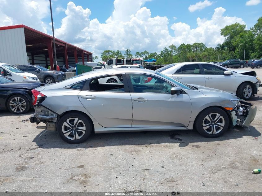 2017 Honda Civic Lx VIN: 19XFC2F55HE014060 Lot: 42688505