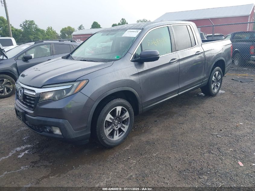 2017 HONDA RIDGELINE RTL - 5FPYK3F52HB032017