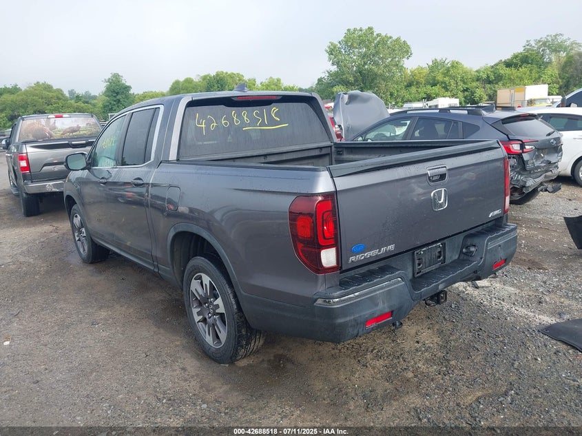 2017 HONDA RIDGELINE RTL - 5FPYK3F52HB032017