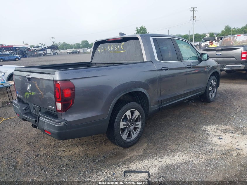 2017 HONDA RIDGELINE RTL - 5FPYK3F52HB032017