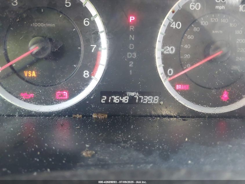 2009 Honda Accord 2.4 Ex VIN: 1HGCS12789A011909 Lot: 42689093