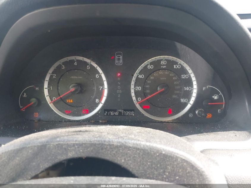 2009 Honda Accord 2.4 Ex VIN: 1HGCS12789A011909 Lot: 42689093