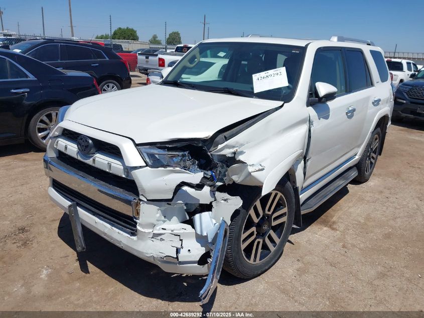 2016 TOYOTA 4RUNNER LIMITED - JTEZU5JR1G5128729