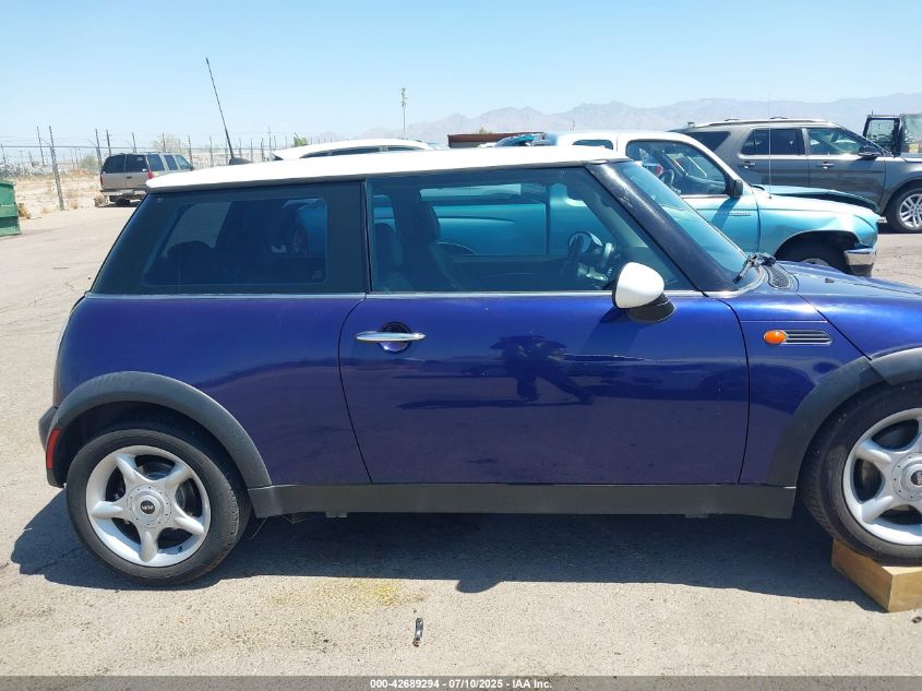 2005 Mini Cooper VIN: WMWRC33455TJ66516 Lot: 42689294